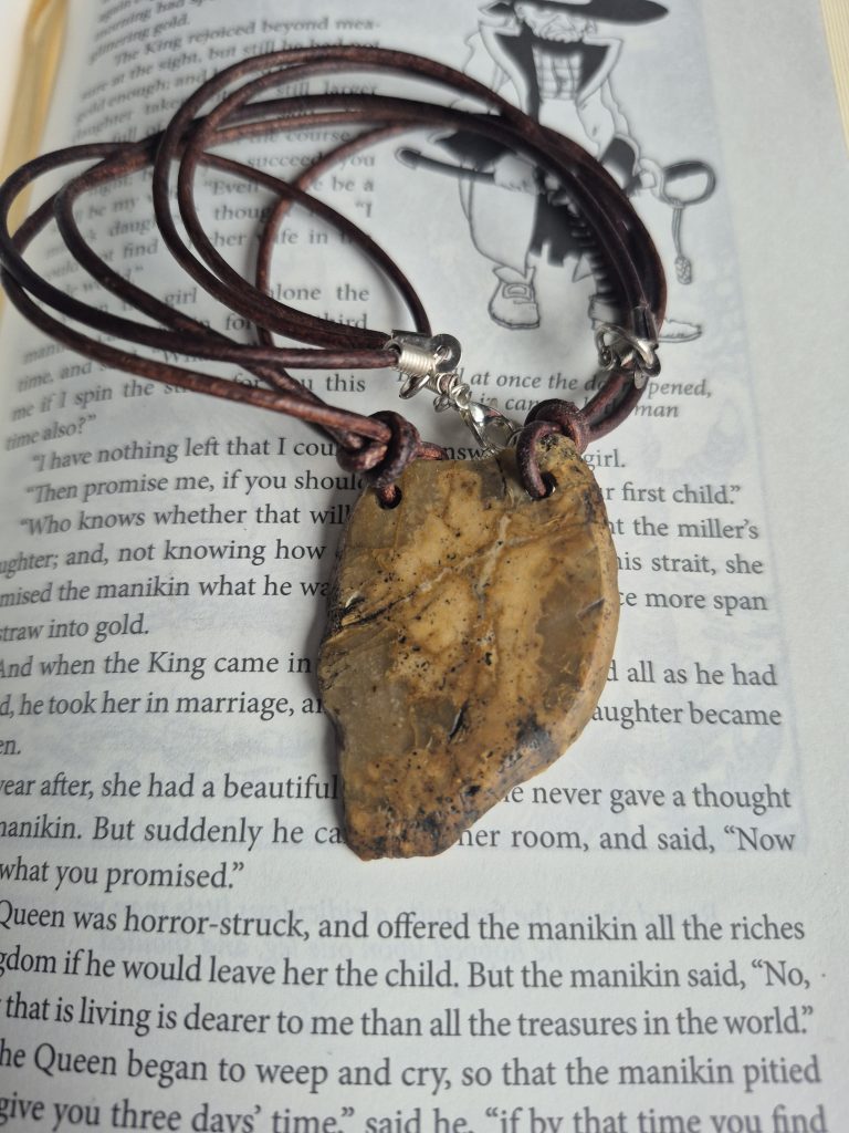 Chert Slice Necklace
