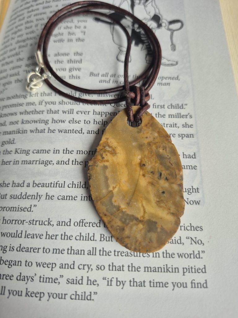 Chert Slice Necklace