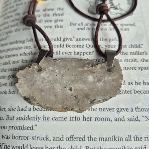 Quartz Slice Necklace