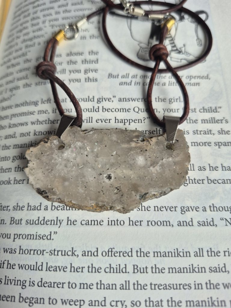 Quartz Slice Necklace